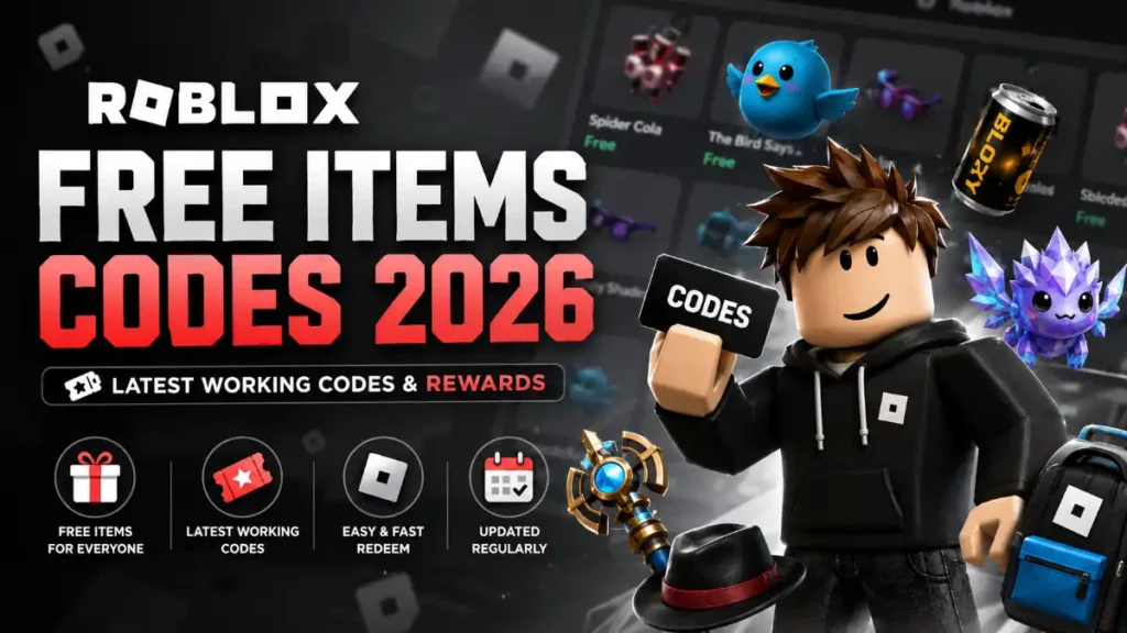 Roblox Free Items Codes 2026