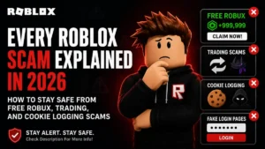 Every Roblox Scam Explained in 2026: How to Stay Safe from Free Robux, Trading, and Cookie Logging Scams Roblox Scam Explained in 2026