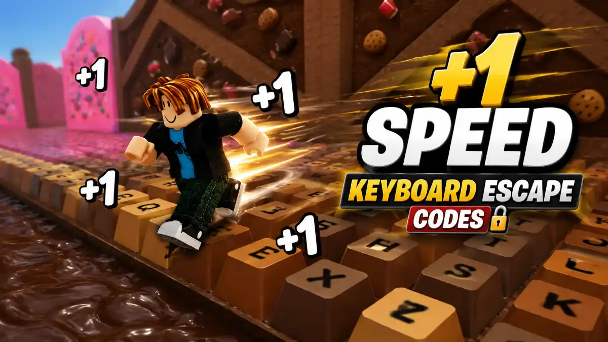 +1 Speed Keyboard Escape Codes All Working Codes and How to Redeem Them