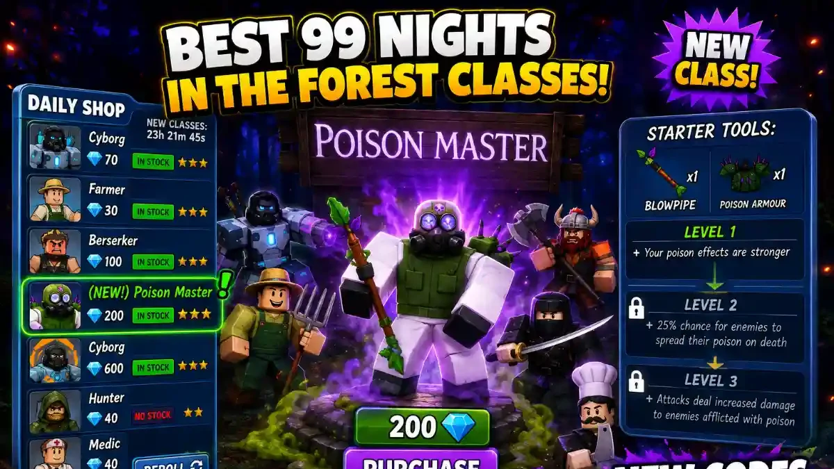 99 Nights Free Classes