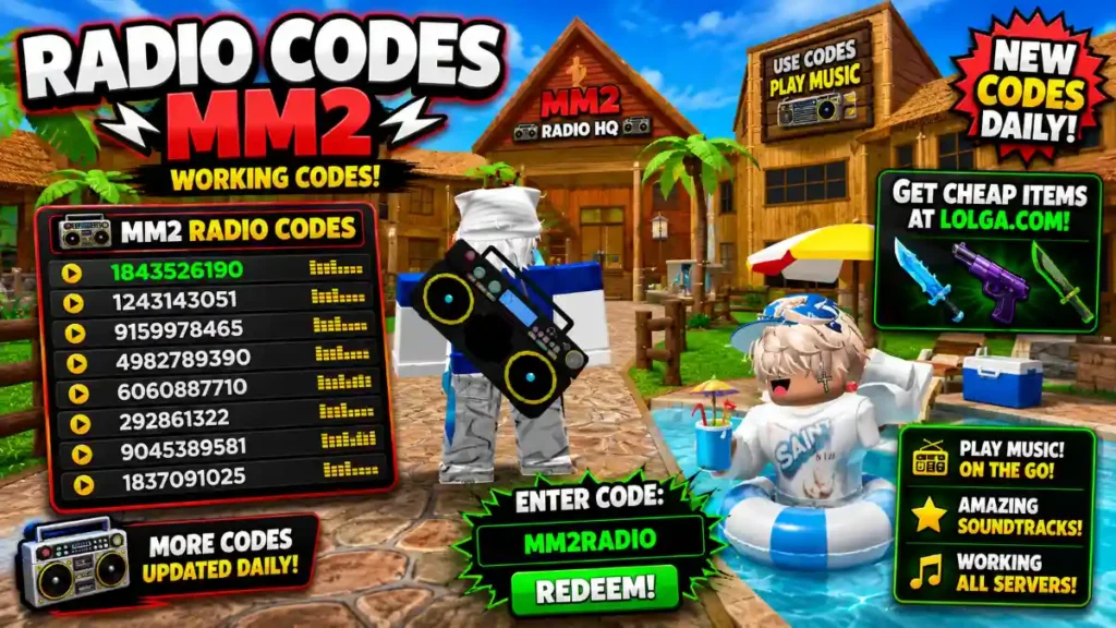 MM2 Radio Codes