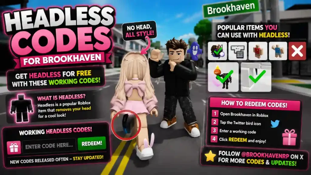 Headless Codes for Brookhaven