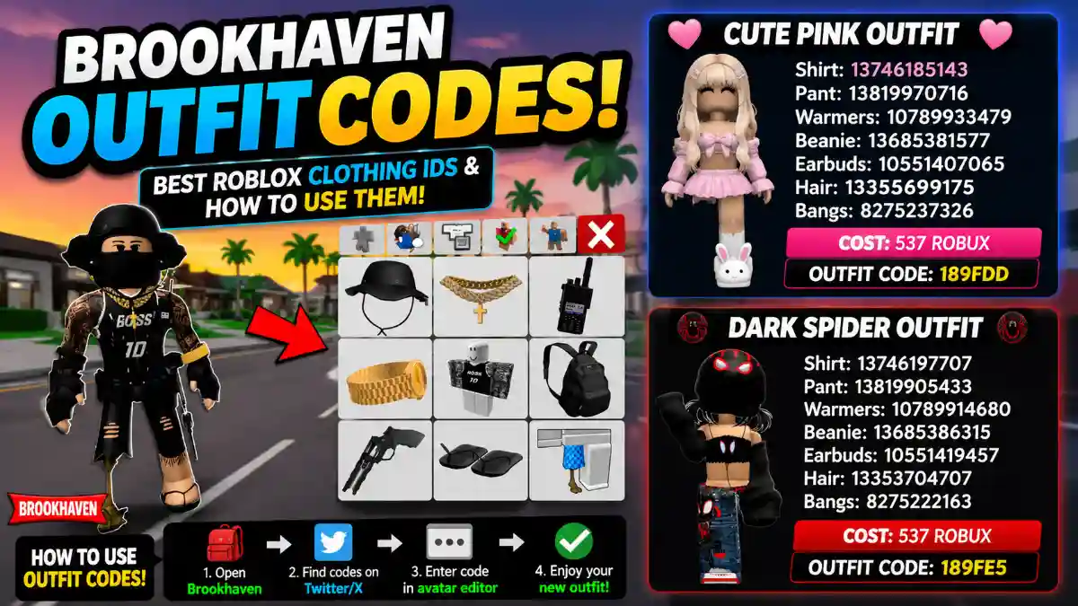 Brookhaven Outfit Codes